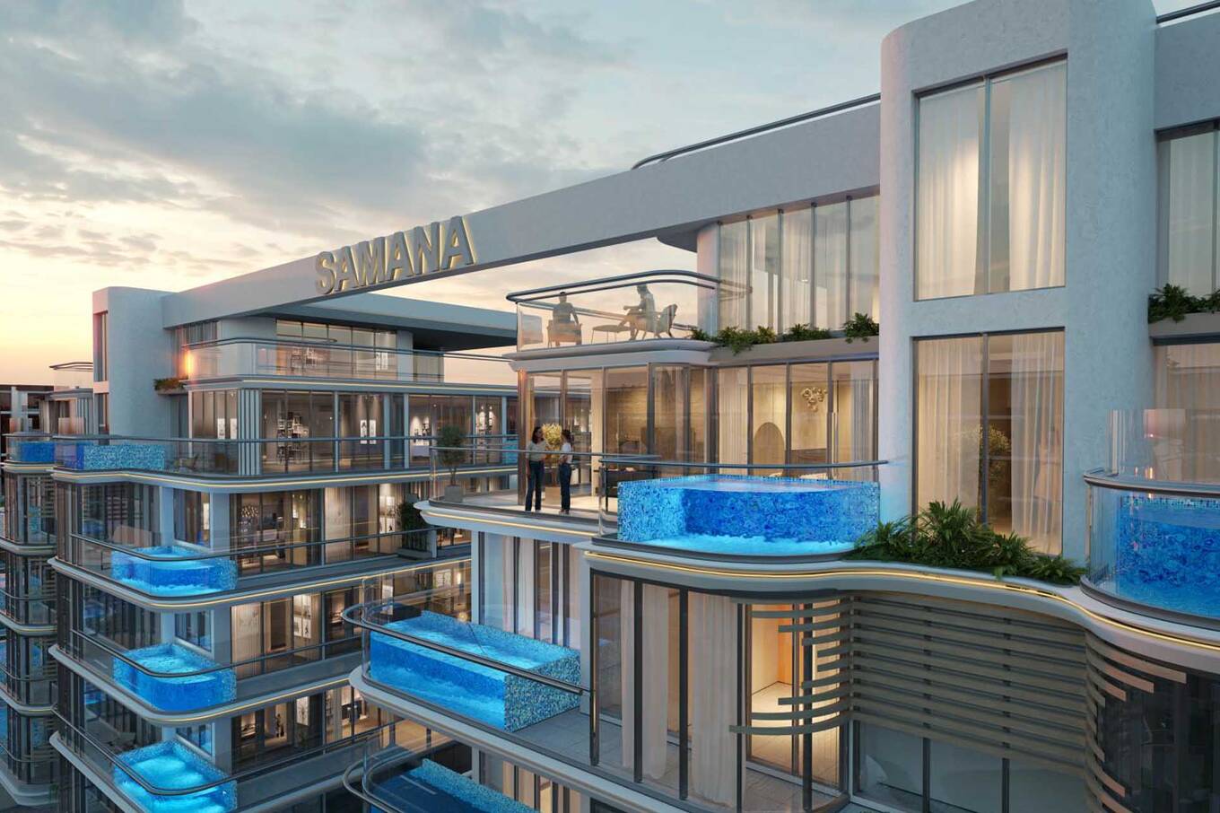 Samana Rome 2 by Samana Developers in Meydan, District 11, Dubai